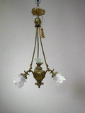 antique bronze chandlier