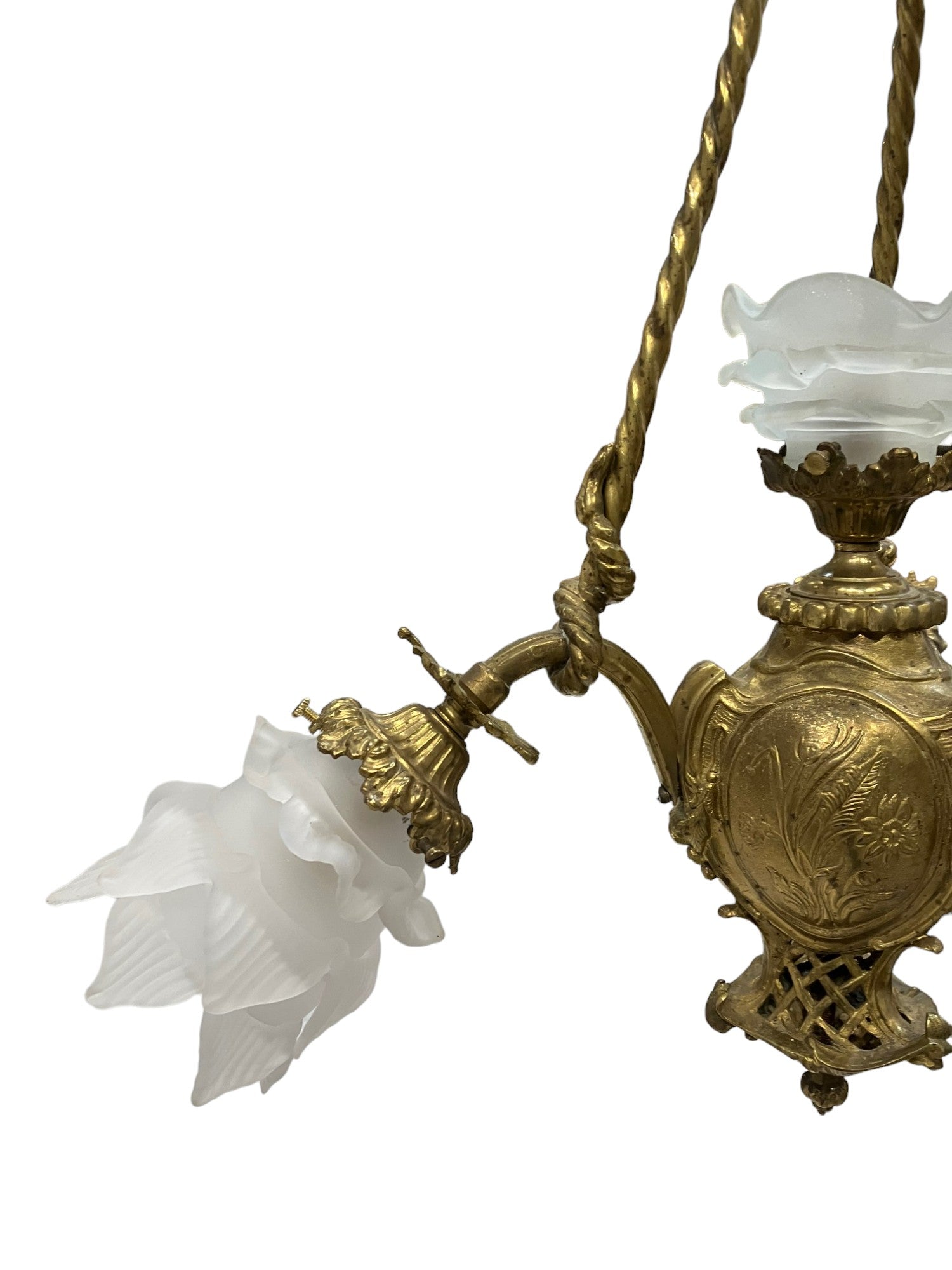 louis xvi bronze chandelier