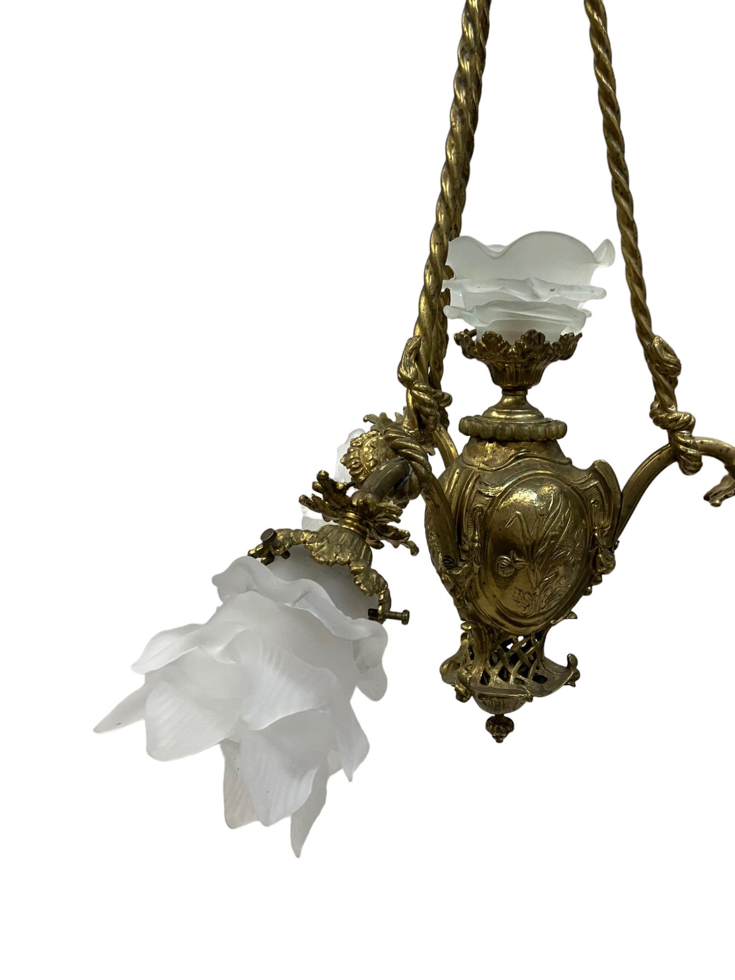 louis xvi style gilt bronze chandelier