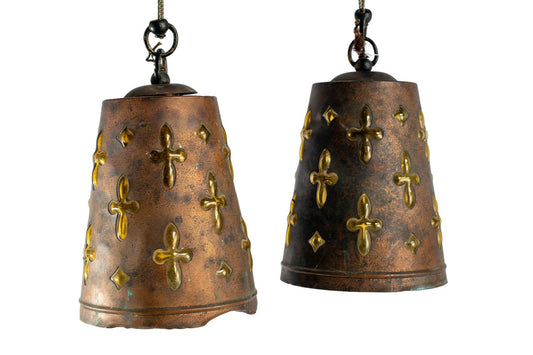 Copper Hanging  Nanny Still Lamps 